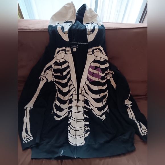 2006 LRG Skull Hoodie: sz. XXXL - Picture 3 of 3